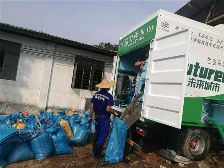 龙江工业污泥压干处理